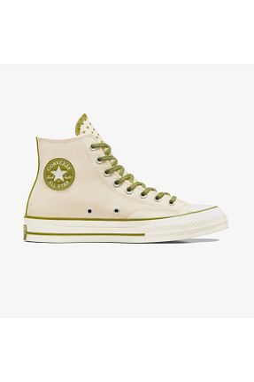 کفش اسنیکر بژ زنانه بند دار Converse - کد 902010984