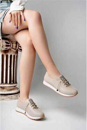بابت بژ زنانه چرم مصنوعی Aymood - کد 903251488
