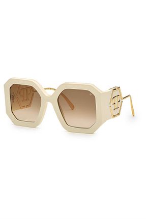 عینک آفتابی سفید زنانه 54 PHILIPP PLEIN - کد 823126771