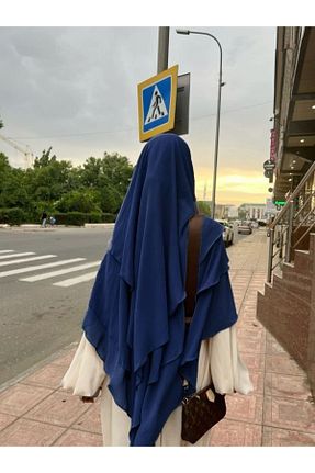 روسری سرمه ای شیفون Rana - کد 902030339