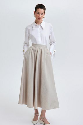 دامن حجاب طوسی زنانه Relaxed Touche Prive - کد 838350204