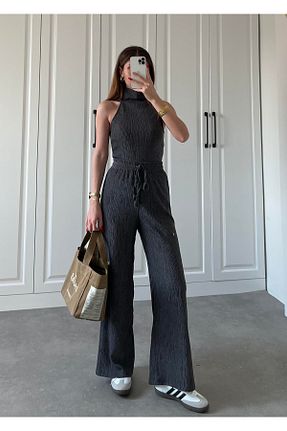 ست بالاتنه و پائین تنه طوسی زنانه لیکرا solena sln - کد 902059151