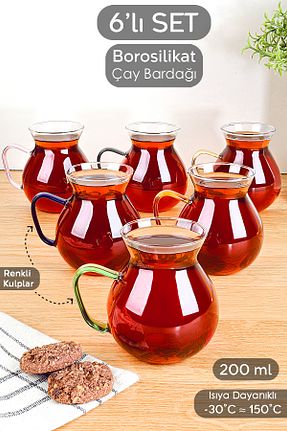 لیوان رنگی شیشه Meleni Home - کد 902061923