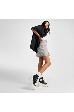 کفش اسنیکر مشکی زنانه بند دار Converse - کد 879335838