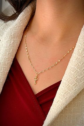 گردنبند طلا رنگی زنانه 14 عیار SEYHAN KUYUMCULUK - کد 903307310
