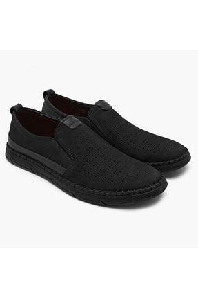 کفش کژوال مشکی مردانه چرم خالص Desa - کد 317841048