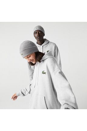 سوئیشرت طوسی زنانه ساده Lacoste - کد 902045369