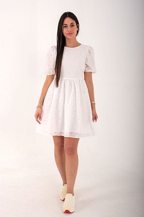 لباس سفید زنانه بافتنی Blues Outlet - کد 902079482