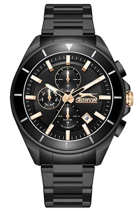 ساعت مچی مشکی مردانه 45 میلی متر Slazenger - کد 901513868