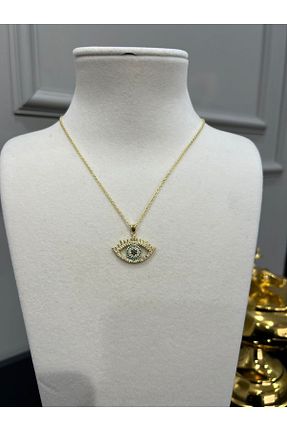 گردنبند جواهر رنگی زنانه استیل ضد زنگ Store - کد 884183470