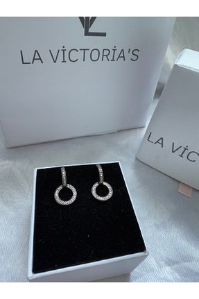 گوشواره نقره زنانه 925 عیار la victorias - کد 902078151