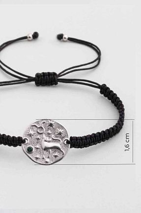 دستبند نقره رنگی مردانه 925 عیار So Chic - کد 897981433