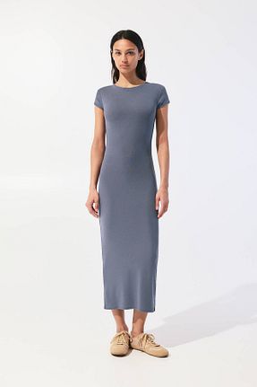 لباس آبی زنانه بافتنی Pull & Bear - کد 902080571