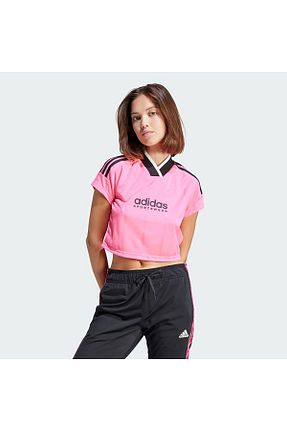 لباس فرم ورزشی صورتی زنانه فوتبال adidas - کد 816199323