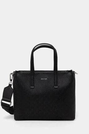 کیف دوشی مشکی زنانه پلی اورتان Calvin Klein - کد 903802853