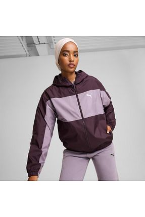 بادگیر و بارانی اسپرت بنفش زنانه رگولار Puma - کد 885909810