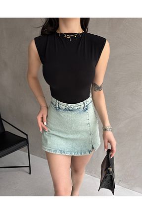 بلوز مشکی زنانه ساده Fav Style - کد 902102569