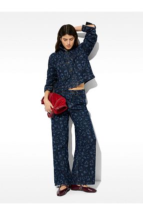 شلوار جین آبی زنانه جین Parfois - کد 904424191