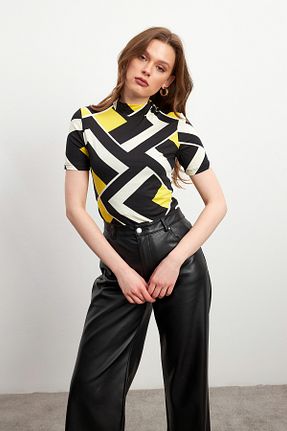بلوز رنگی زنانه چاپی Bipantolon - کد 902070303