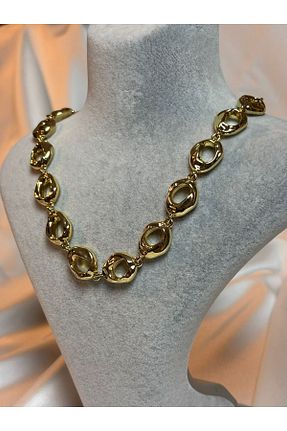 گردنبند استیل ( فولاد ) زرد زنانه استیل (فولاد) mysteriajewelry - کد 898064577