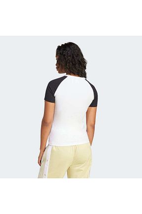 تیشرت سفید زنانه رگولار adidas - کد 893279856
