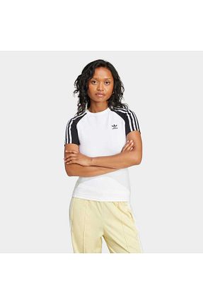 تیشرت سفید زنانه رگولار adidas - کد 893279856