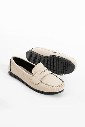 بابت بژ زنانه چرم مصنوعی Bermody - کد 901906292