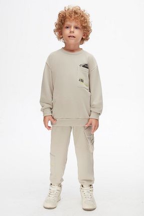 شلوار طوسی بچه گانه پنبه پلی استر Nk Kids - کد 880855381