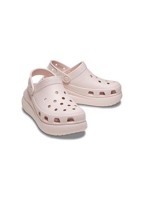 صندل صورتی زنانه پاشنه پر Crocs - کد 820794223