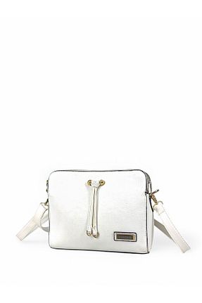 کیف دوشی سفید زنانه چرم مصنوعی Nas Bag - کد 902086145