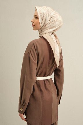 روسری بژ İpek Tivil Armine - کد 899968630
