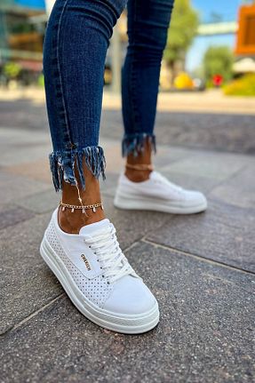 کفش اسنیکر رنگی زنانه بند دار shoecide - کد 902131320