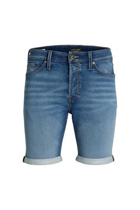 شلوارک و برمودا سرمه ای مردانه رگولار Jack & Jones - کد 815486875