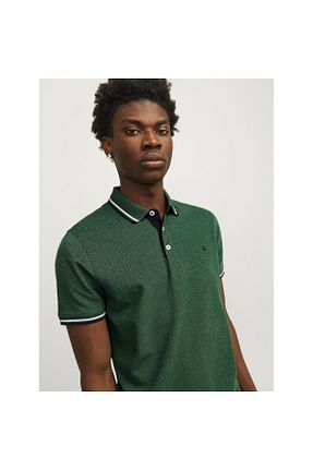 پولوشرت سبز مردانه پارچه Jack & Jones - کد 828833213