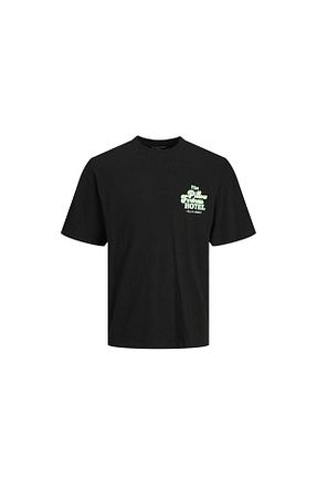 تیشرت مشکی مردانه رگولار Jack & Jones - کد 822237242