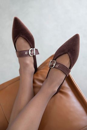 بابت قهوه ای زنانه چرم مصنوعی Straswans - کد 902126520