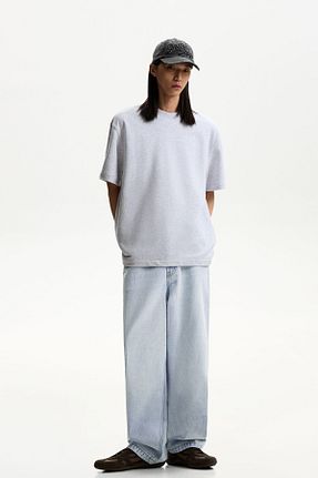 شلوار جین آبی مردانه رگولار Bershka - کد 902129664
