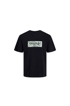 تیشرت مشکی مردانه رگولار Jack & Jones - کد 811463245