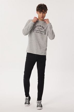 تیشرت طوسی مردانه رگولار Lee Cooper - کد 717649828