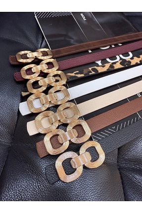 کمربند رنگی زنانه چرم مصنوعی Fiori - کد 902146524
