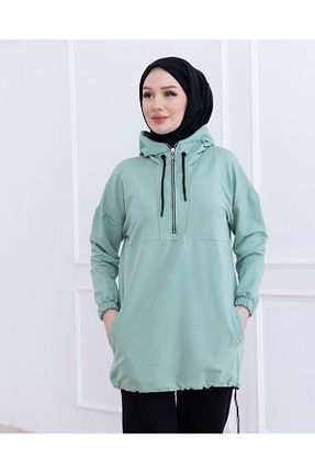 ست بالاتنه و پائین تنه سبز زنانه بافت Dabenti women style - کد 902147127