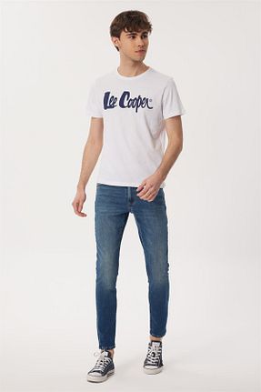 تیشرت سفید مردانه گشاد Lee Cooper - کد 683946126