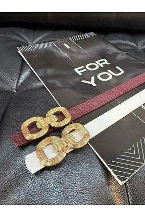 کمربند رنگی زنانه چرم مصنوعی Fiori - کد 902146565