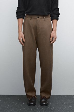 شلوار طوسی مردانه کتان Massimo Dutti - کد 895638596