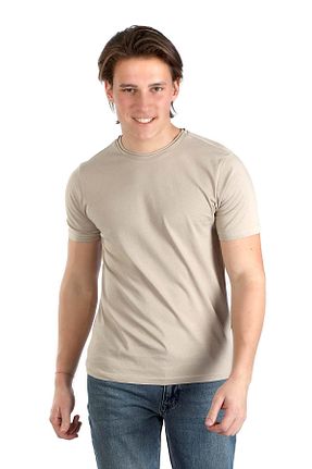تیشرت بژ مردانه رگولار Lee Cooper - کد 814617224