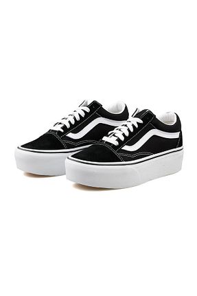 کفش اسنیکر مشکی زنانه بند دار Vans - کد 681218057