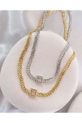 گردنبند جواهر زنانه سنگ naaksesuar - کد 902228541