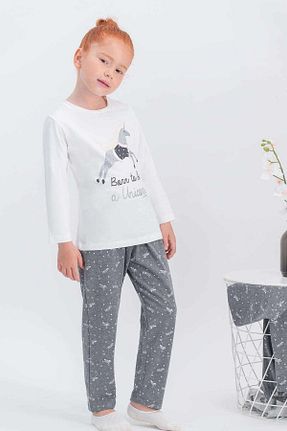 ست لباس راحتی بژ بچه گانه ساده Arnetta - کد 27716159