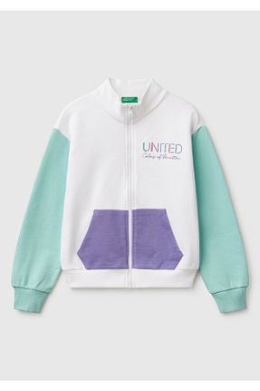 سوئیشرت سفید بچه گانه Mix United Colors of Benetton - کد 902247532