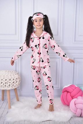 ست لباس راحتی صورتی بچه گانه Puantiyeli ARCAN - کد 51457967